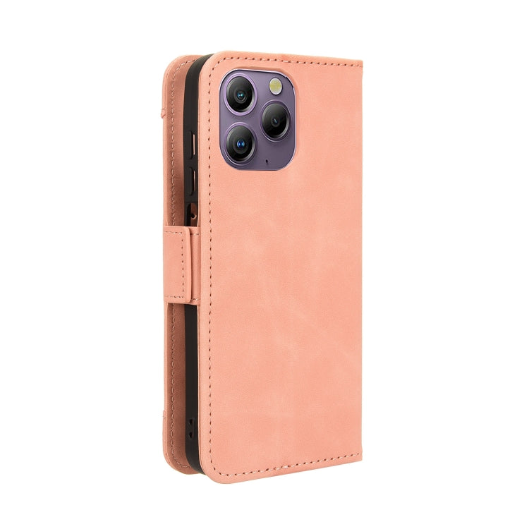 For Blackview A96 Skin Feel Calf Texture Card Slots Leather Phone Case(Pink) - More Brand by PMC Jewellery | Online Shopping South Africa | PMC Jewellery