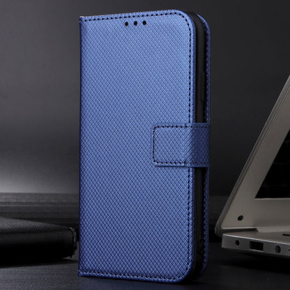 For Blackview A52 / A52 Pro Diamond Texture Leather Phone Case(Blue) - More Brand by PMC Jewellery | Online Shopping South Africa | PMC Jewellery