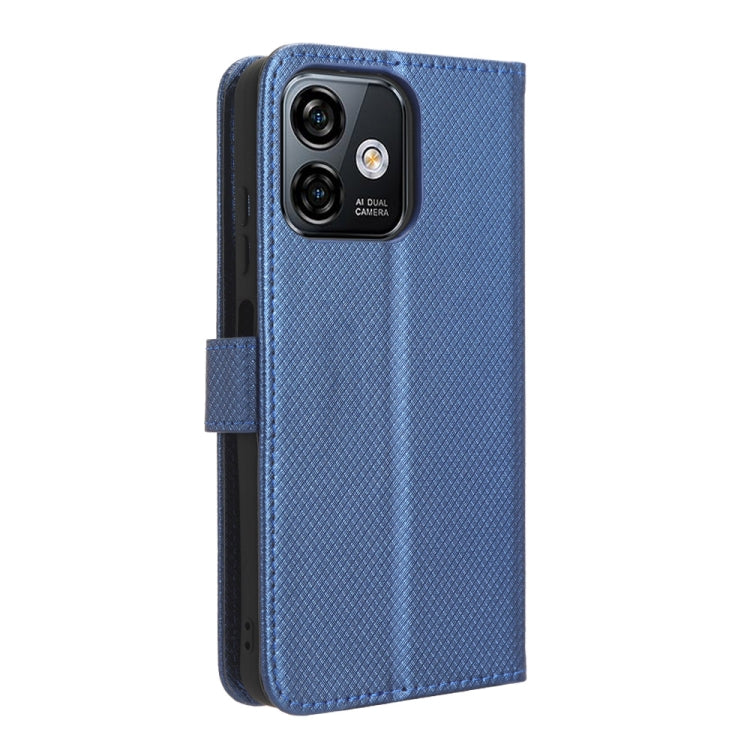 For Ulefone Note 16 Pro Diamond Texture Leather Phone Case(Blue) - Ulefone Cases by PMC Jewellery | Online Shopping South Africa | PMC Jewellery | Buy Now Pay Later Mobicred