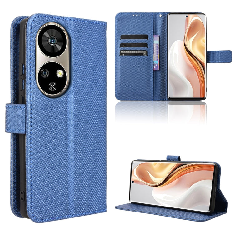 For Ulefone Note 17 Pro Diamond Texture Leather Phone Case(Blue) - Ulefone Cases by PMC Jewellery | Online Shopping South Africa | PMC Jewellery | Buy Now Pay Later Mobicred