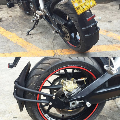 Motorcycle Stainless Steel Modified Rear Wheel Fender Dustproof Splash Flaps Mudguards Fender Guard, Style:A Style Foot - Others by PMC Jewellery | Online Shopping South Africa | PMC Jewellery | Buy Now Pay Later Mobicred