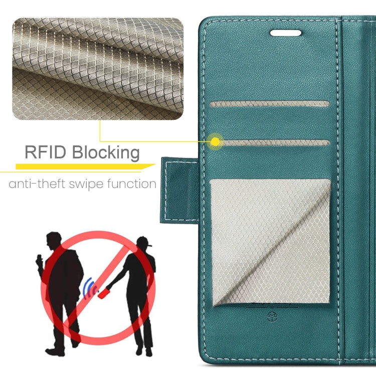 For Samsung Galaxy Z Fold6 5G CaseMe 023 Butterfly Buckle Litchi Texture RFID Anti-theft Leather Phone Case(Pearly Blue) - Galaxy Z Fold6 5G Cases by CaseMe | Online Shopping South Africa | PMC Jewellery | Buy Now Pay Later Mobicred