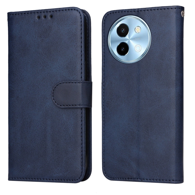 For vivo Y38 5G / T3x 5G Global Classic Calf Texture Flip Leather Phone Case(Blue) - vivo Cases by PMC Jewellery | Online Shopping South Africa | PMC Jewellery | Buy Now Pay Later Mobicred