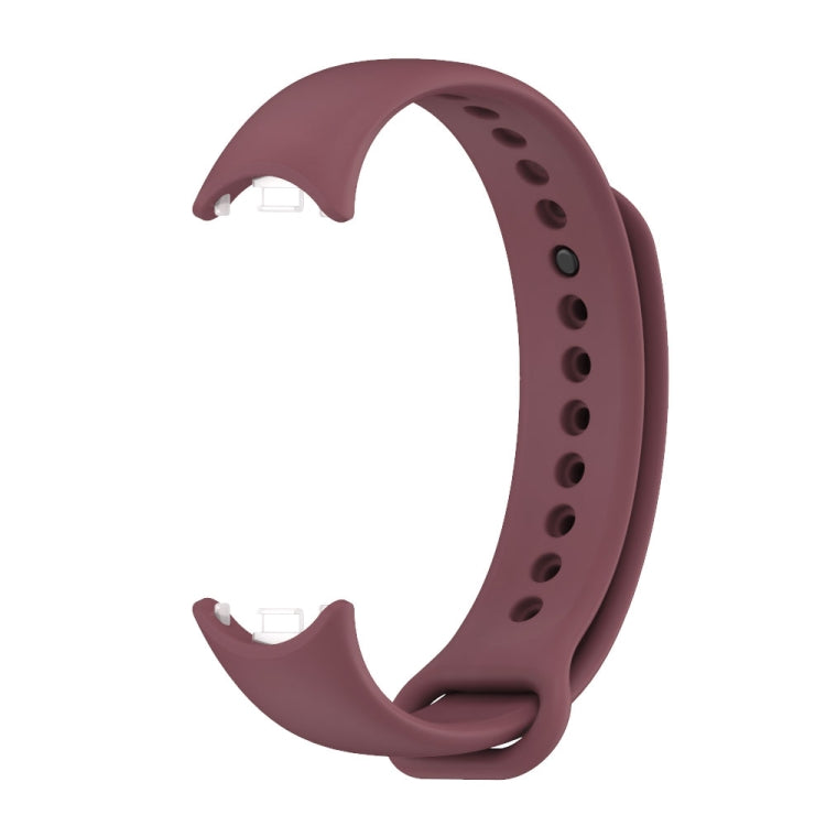 For Xiaomi Smart Band 10 / 9 / 8 Mijobs Solid Color Silicone Watch Band(Wine Red) - free shipping - PMC TechLife - Order now!