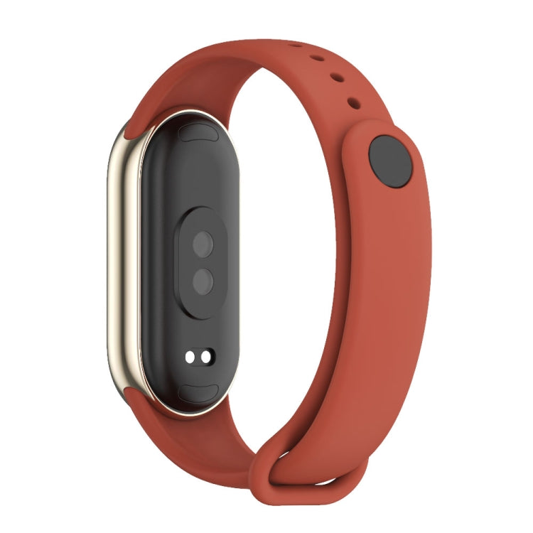 For Xiaomi Smart Band 10 / 9 / 8 Mijobs Solid Color Silicone Watch Band(Orange) - free shipping - PMC TechLife - Order now!