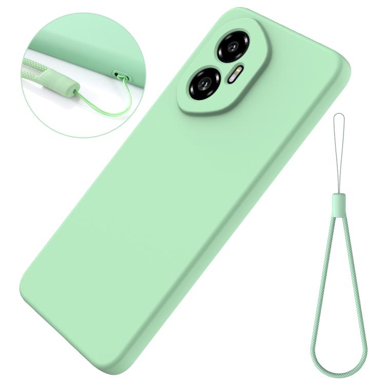 For Honor 300 Solid Color Liquid Silicone Dropproof Full Coverage Phone Case(Green) - free shipping - PMC TechLife - Order now!