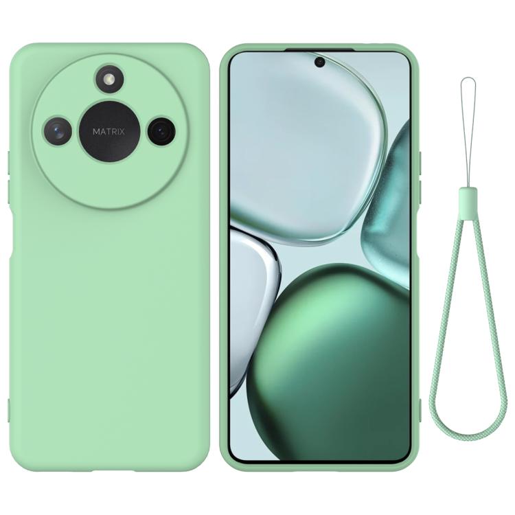 For Honor X9c Smart / X60 Solid Color Liquid Silicone Dropproof Full Coverage Phone Case(Green) - free shipping - PMC TechLife - Order now!
