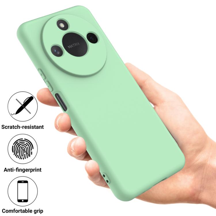 For Honor X9c Smart / X60 Solid Color Liquid Silicone Dropproof Full Coverage Phone Case(Green) - free shipping - PMC TechLife - Order now!