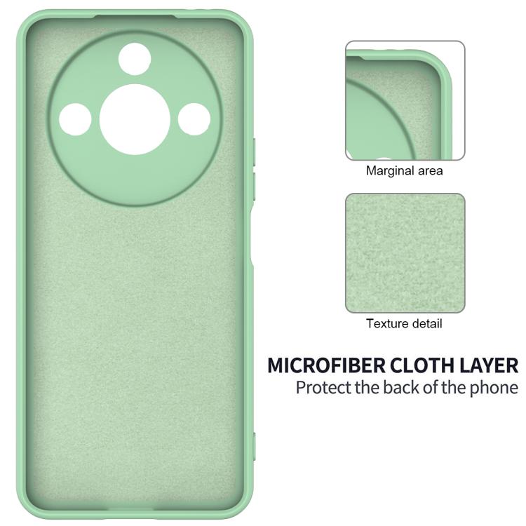 For Honor X9c Smart / X60 Solid Color Liquid Silicone Dropproof Full Coverage Phone Case(Green) - free shipping - PMC TechLife - Order now!