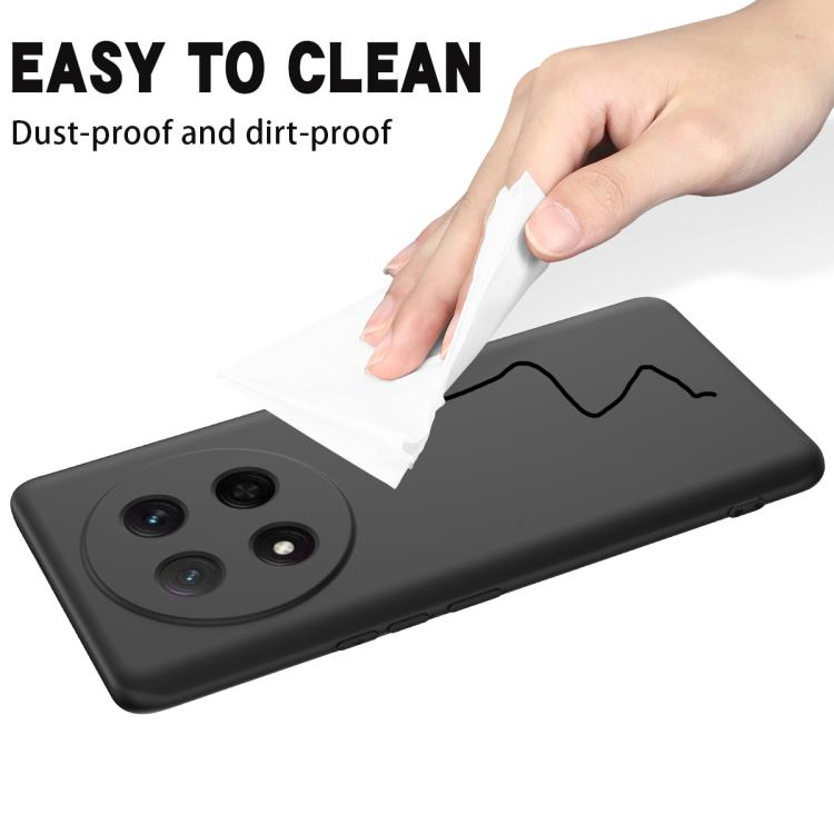 For Honor Magic7 Lite Solid Color Liquid Silicone Dropproof Full Coverage Phone Case(Black) - free shipping - PMC TechLife - Order now!