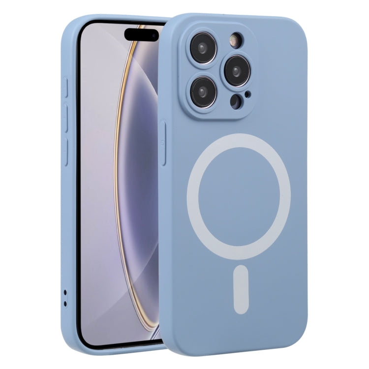 For iPhone 16 Pro Liquid Silicone Magsafe Phone Case(Lavender Grey) - iPhone 16 Pro Cases by PMC Jewellery | Online Shopping South Africa | PMC Jewellery | Buy Now Pay Later Mobicred