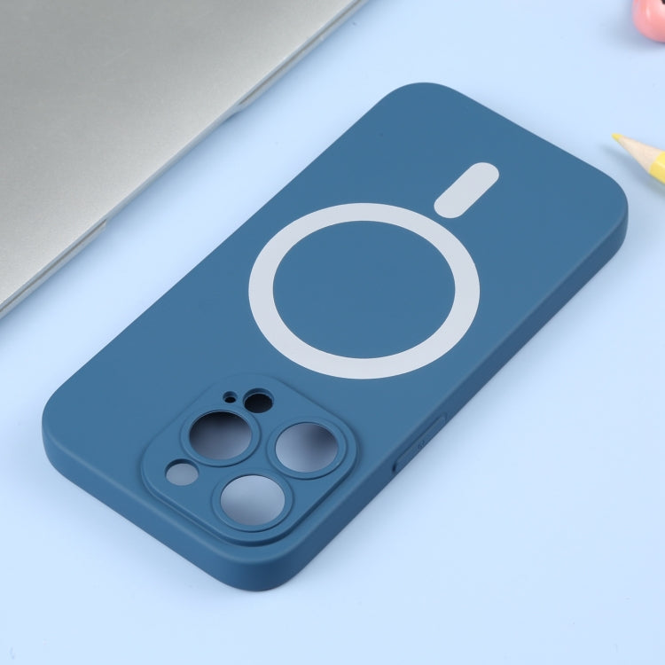 For iPhone 16 Plus Liquid Silicone Magsafe Phone Case(Blue) - iPhone 16 Plus Cases by PMC Jewellery | Online Shopping South Africa | PMC Jewellery | Buy Now Pay Later Mobicred