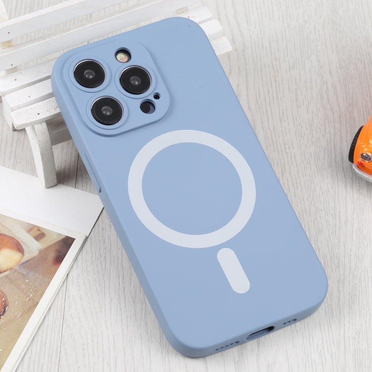 For iPhone 16 Plus Liquid Silicone Magsafe Phone Case(Lavender Grey) - free shipping - PMC Jewellery - Order now!