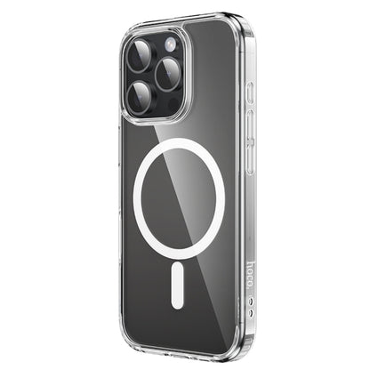 For iPhone 16 Pro hoco MagSafe Magnetic Series Airbag Shockproof Phone Case(Transparent) - iPhone 16 Pro Cases by hoco | Online Shopping South Africa | PMC Jewellery | Buy Now Pay Later Mobicred