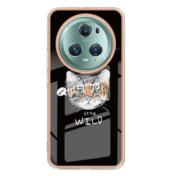 For Honor Magic 5 Pro Electroplating Marble Dual-side IMD Phone Case(Natural Growth) - Honor Cases by PMC TechLife | Online Shopping South Africa | PMC TechLife | Buy Now Pay Later Mobicred
