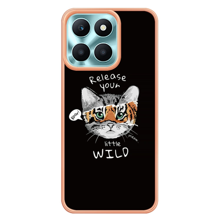 For Honor X6a Electroplating Marble Dual-side IMD Phone Case(Natural Growth) - free shipping - PMC TechLife - Order now!
