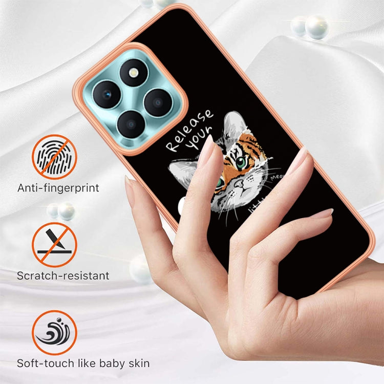 For Honor X6a Electroplating Marble Dual-side IMD Phone Case(Natural Growth) - free shipping - PMC TechLife - Order now!