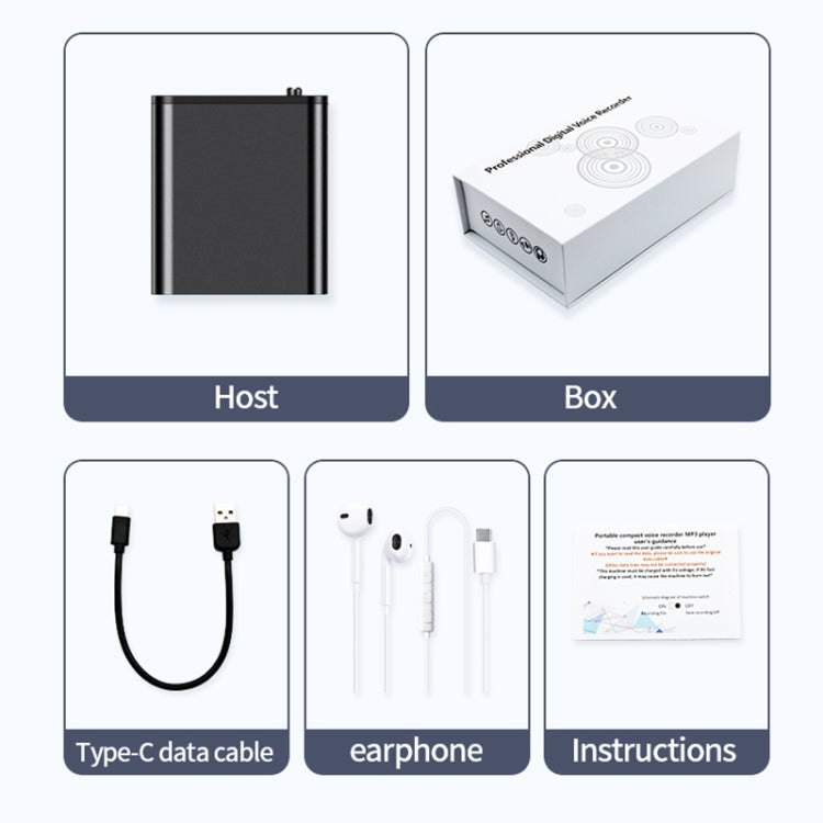 JNN Q8 Portable HD Noise Reduction Smart Voice Recorder, Memory:32GB - Recording Pen by JNN | Online Shopping South Africa | PMC Jewellery | Buy Now Pay Later Mobicred