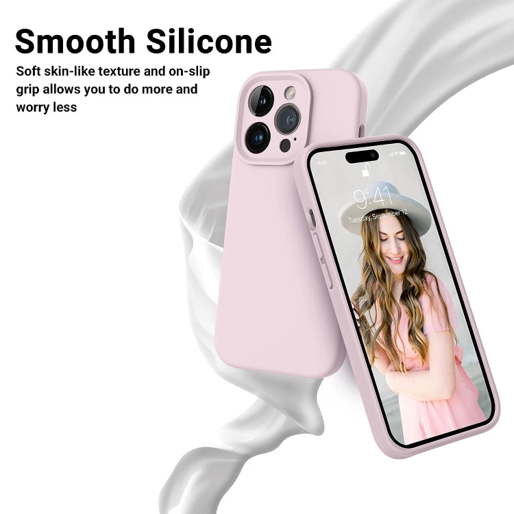 For iPhone 14 LK MagSafe Magnetic Silicone Phone Case(Pink) - iPhone 14 Cases by PMC Jewellery | Online Shopping South Africa | PMC Jewellery