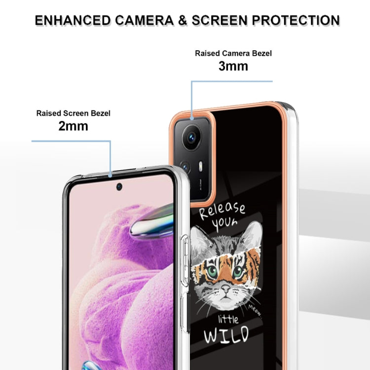 Xiaomi Redmi Note 12S 4G Electroplating Marble Dual-side IMD Phone Case(Natural Growth) - Xiaomi Cases by PMC Jewellery | Online Shopping South Africa | PMC Jewellery | Buy Now Pay Later Mobicred