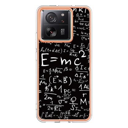 For Xiaomi 13T/13T Pro Electroplating Marble Dual-side IMD Phone Case(Equation) - Xiaomi Cases by PMC Jewellery | Online Shopping South Africa | PMC Jewellery | Buy Now Pay Later Mobicred