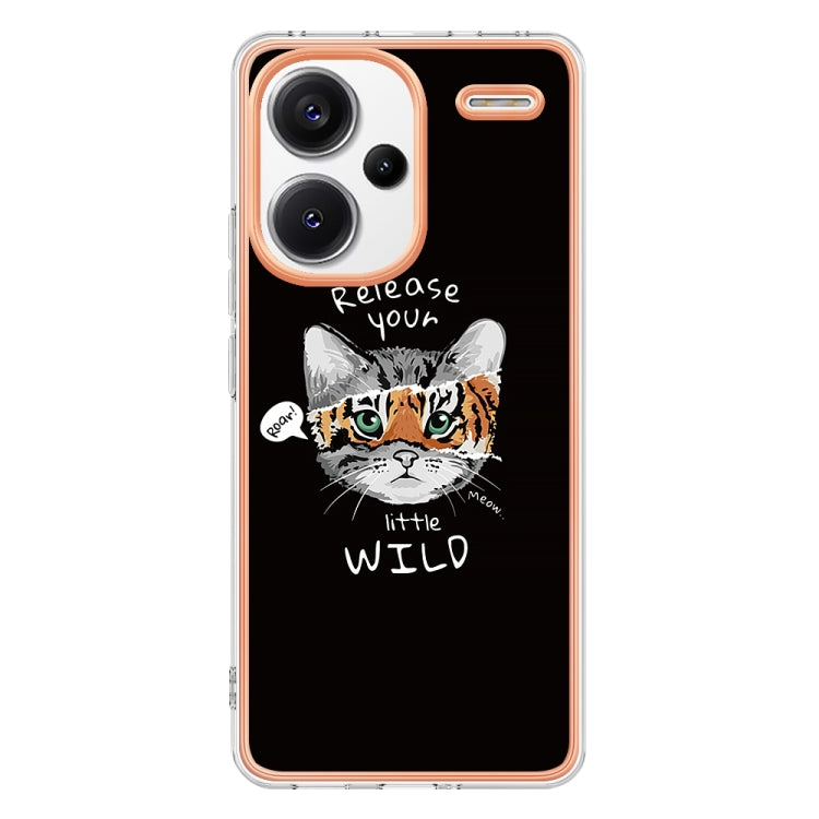 For Xiaomi Redmi Note 13 Pro+ 5G Electroplating Marble Dual-side IMD Phone Case(Natural Growth) - Note 13 Pro+ Cases by PMC Jewellery | Online Shopping South Africa | PMC Jewellery | Buy Now Pay Later Mobicred