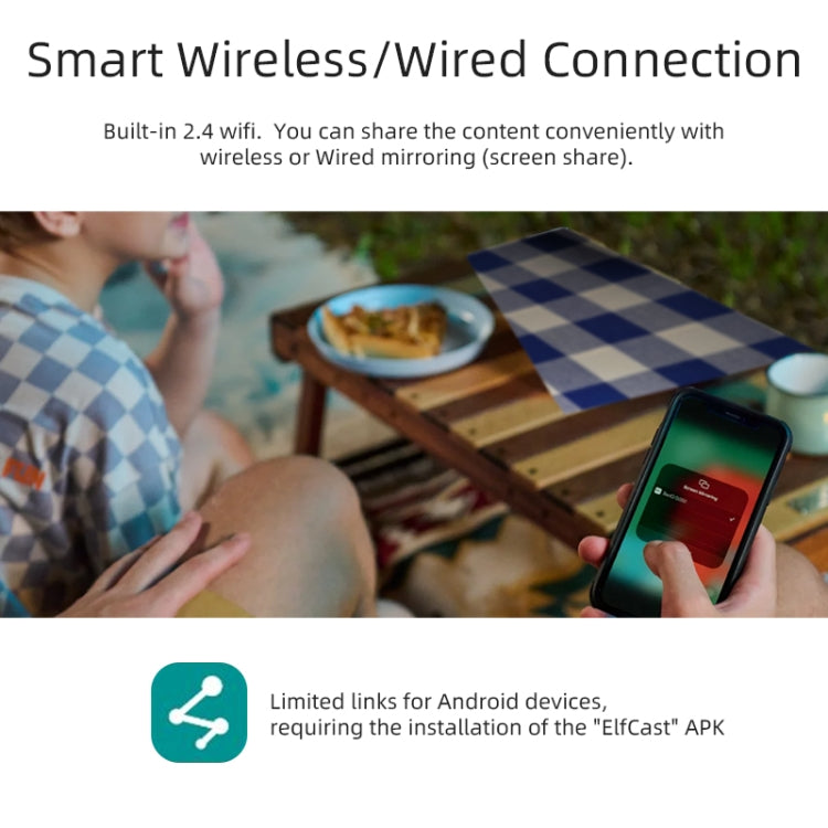 AUN A003 1280x720P 150 Lumens Same Screen Version Portable Home Theater LED HD Digital Projector, US Plug(Grey) - LED Projector by AUN | Online Shopping South Africa | PMC TechLife | Buy Now Pay Later Mobicred