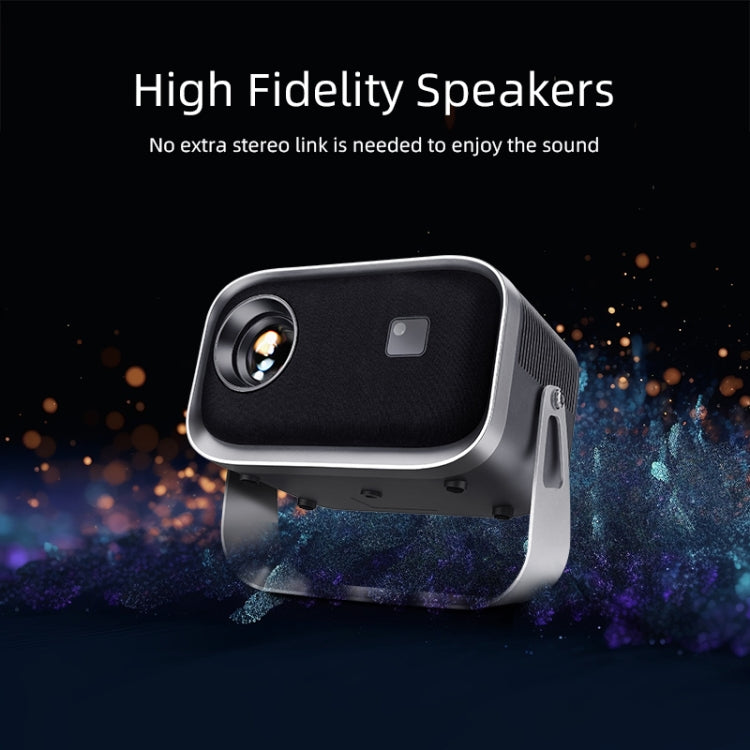 AUN A003 1280x720P 150 Lumens Same Screen Version Portable Home Theater LED HD Digital Projector, US Plug(Grey) - LED Projector by AUN | Online Shopping South Africa | PMC TechLife | Buy Now Pay Later Mobicred