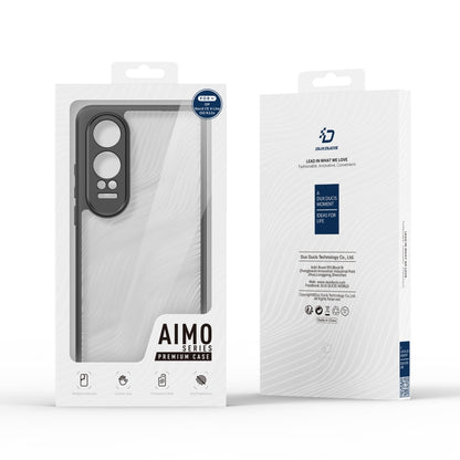 For OPPO K12x DUX DUCIS Aimo Series Frosted Feel Phone Case(Black) - OPPO Cases by DUX DUCIS | Online Shopping South Africa | PMC Jewellery | Buy Now Pay Later Mobicred