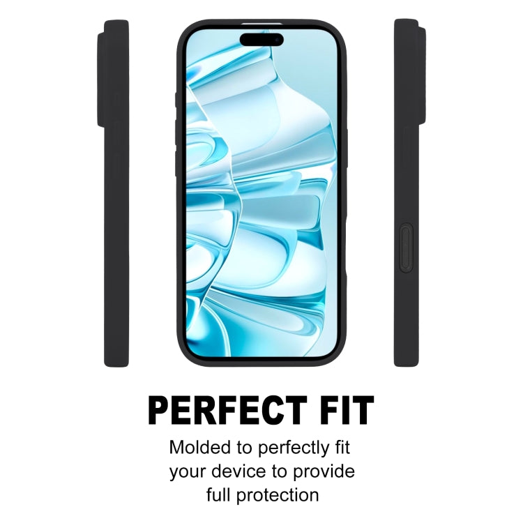 For iPhone 16 Plus GOOSPERY SOFT FEELING Liquid TPU Soft Phone Case(Black) - iPhone 16 Plus Cases by GOOSPERY | Online Shopping South Africa | PMC Jewellery | Buy Now Pay Later Mobicred