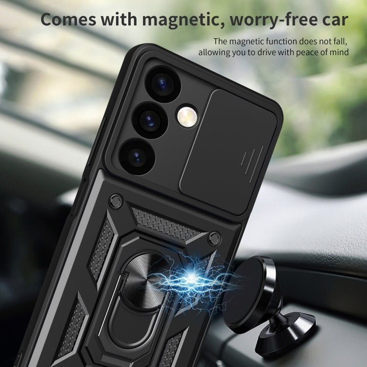 For Samsung Galaxy S24+ 5G Sliding Camera Cover Design TPU+PC Phone Case(Blue) - free shipping - PMC TechLife - Order now!