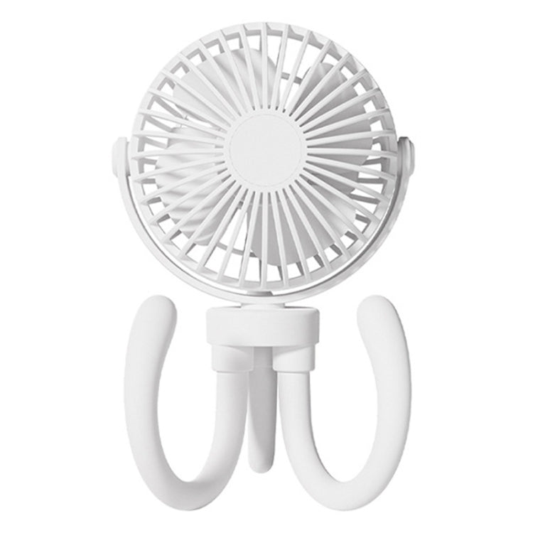 T8 2000mAh Flexible Octopus Tripod Rotatable Portable Fan(White) - Electric Fans by PMC TechLife | Online Shopping South Africa | PMC TechLife | Buy Now Pay Later Mobicred