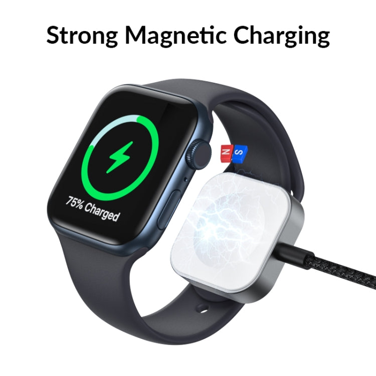 For Apple Watch USB Interface Magnetic Charger(Blue) - Charger / Holder by PMC Jewellery | Online Shopping South Africa | PMC Jewellery | Buy Now Pay Later Mobicred