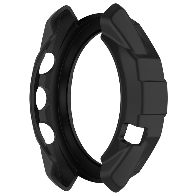 For Garmin Approach S70 42mm Armor Hollow Watch Protective Case(Black) - Watch Cases by PMC TechLife | Online Shopping South Africa | PMC TechLife