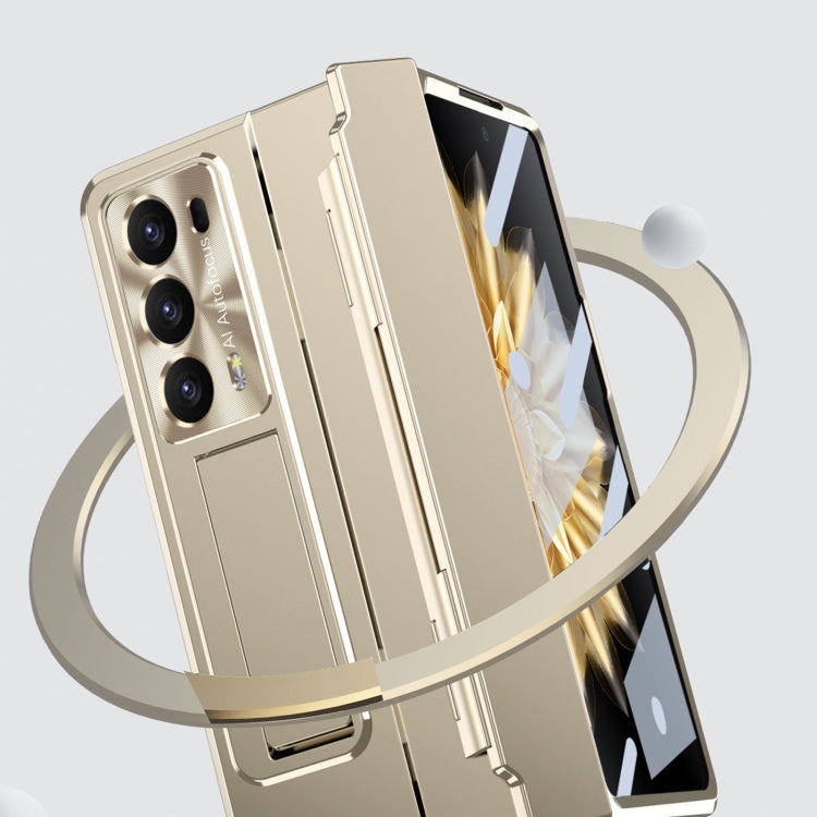 For Honor Magic V2 Integrated Folding Phone Case with Hinge(Black) - Honor Cases by PMC TechLife | Online Shopping South Africa | PMC TechLife | Buy Now Pay Later Mobicred