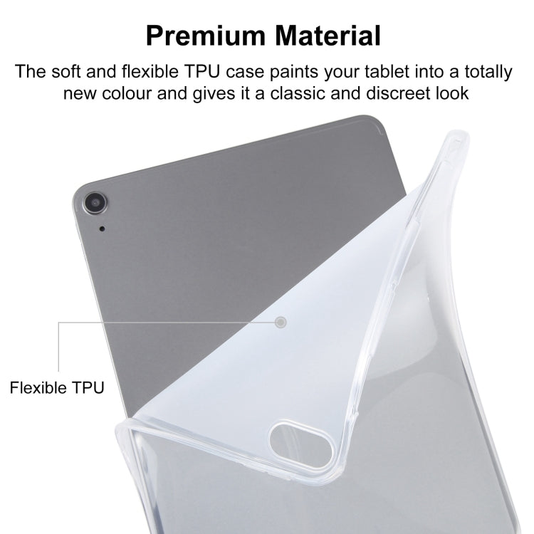 For Samsung Galaxy Tab S9+ TPU Tablet Case(Frosted Clear) - Galaxy Tab S9+ Cases by PMC Jewellery | Online Shopping South Africa | PMC Jewellery | Buy Now Pay Later Mobicred