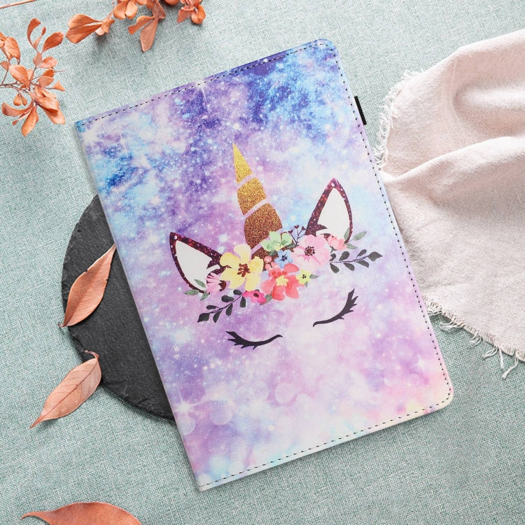 For iPad Pro 11 2024 Sewing Litchi Texture Smart Leather Tablet Case(Smiling Face) - iPad Pro 11 2024 Cases by PMC TechLife | Online Shopping South Africa | PMC TechLife | Buy Now Pay Later Mobicred