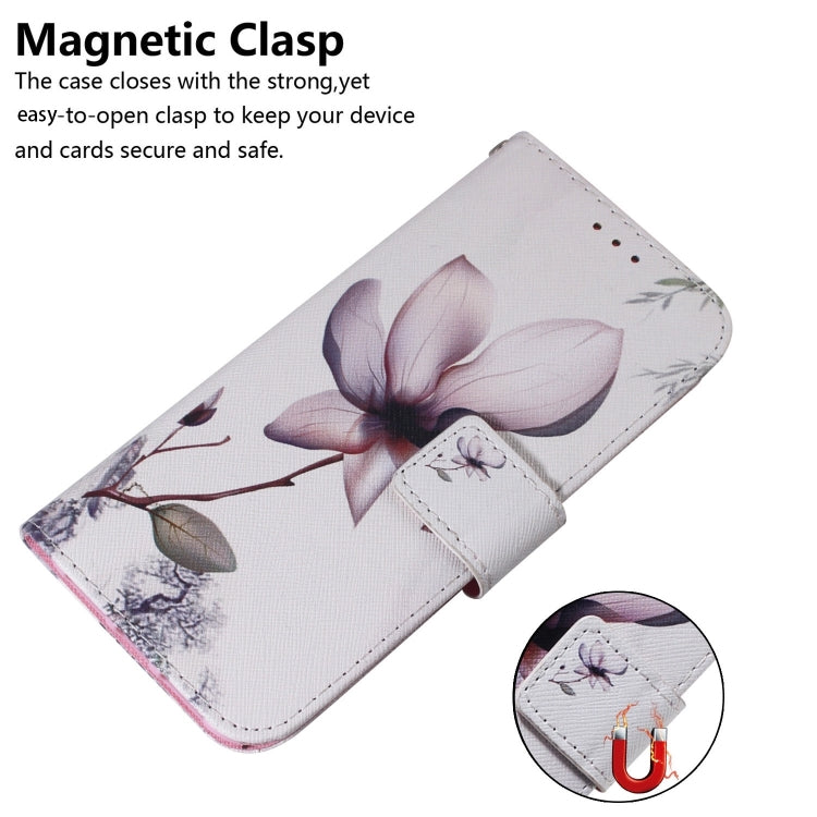 For Honor Magic6 Pro Coloured Drawing Flip Leather Phone Case(Magnolia) - Honor Cases by PMC Jewellery | Online Shopping South Africa | PMC Jewellery | Buy Now Pay Later Mobicred