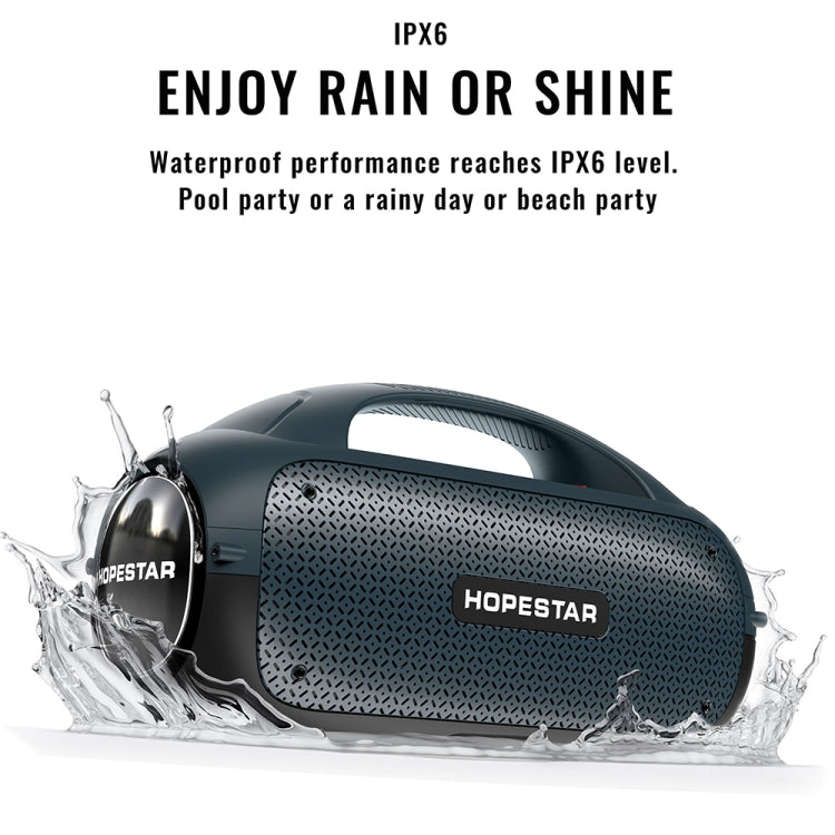HOPESTAR A50 80W IPX6 Waterproof Portable Bluetooth Speaker Outdoor Subwoofer(Army Green) - free shipping - PMC Jewellery - Order now!