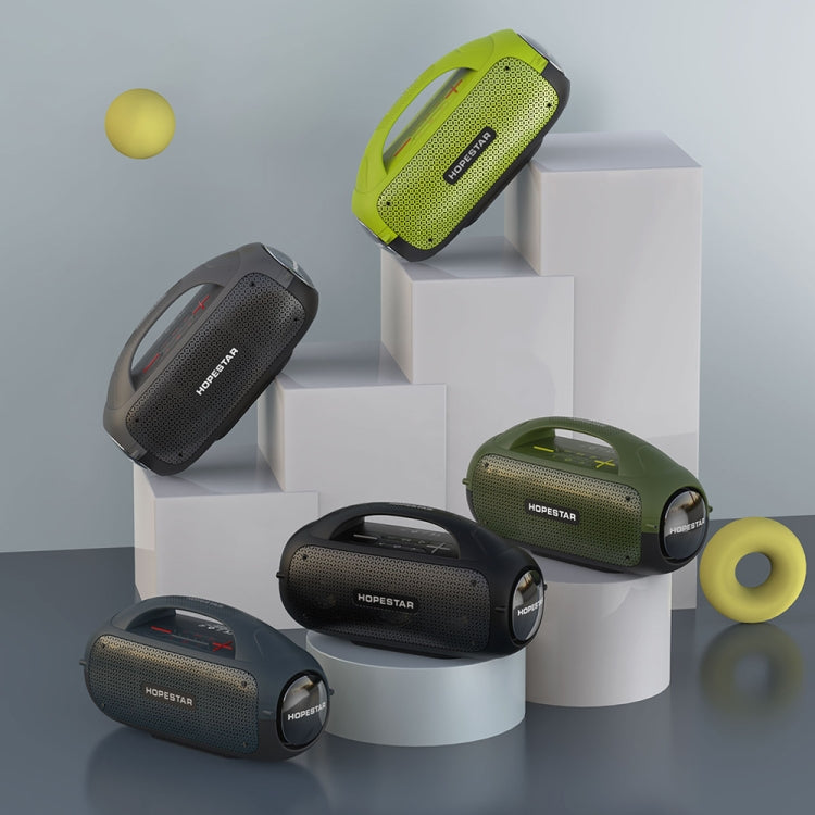 HOPESTAR A50 80W IPX6 Waterproof Portable Bluetooth Speaker Outdoor Subwoofer(Grass Green) - free shipping - PMC Jewellery - Order now!