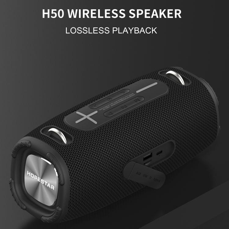 HOPESTAR H50 lPX6 Waterproof Portable Wireless Bluetooth Speaker(Camouflage) - Desktop Speaker by HOPESTAR | Online Shopping South Africa | PMC Jewellery | Buy Now Pay Later Mobicred