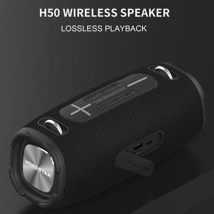 HOPESTAR H50 lPX6 Waterproof Portable Wireless Bluetooth Speaker(Gray) - Desktop Speaker by HOPESTAR | Online Shopping South Africa | PMC Jewellery | Buy Now Pay Later Mobicred