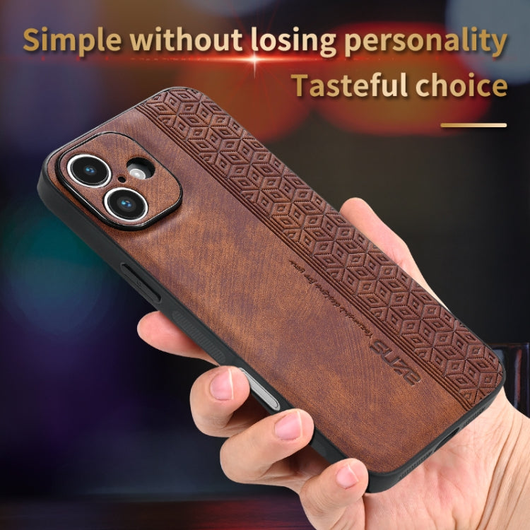 For iPhone 16 Plus AZNS 3D Embossed Skin Feel Phone Case(Purple) - iPhone 16 Plus Cases by AZNS | Online Shopping South Africa | PMC Jewellery | Buy Now Pay Later Mobicred