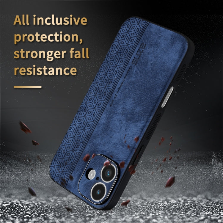 For iPhone 16 AZNS 3D Embossed Skin Feel Phone Case(Sapphire Blue) - iPhone 16 Cases by AZNS | Online Shopping South Africa | PMC Jewellery | Buy Now Pay Later Mobicred