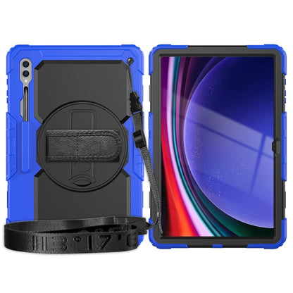 For Samsung Galaxy Tab S9 Ultra / S8 Ultra Silicone + PC Tablet Case(Dark Blue+Black) - Galaxy Tab S9 Ultra Cases by PMC Jewellery | Online Shopping South Africa | PMC Jewellery | Buy Now Pay Later Mobicred