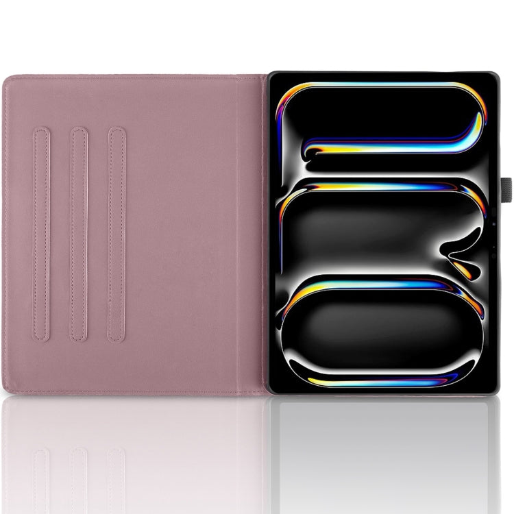 For iPad Pro 11 2024 Tree Life Embossed Rotation Leather Smart Tablet Case(Rose Gold) - iPad Pro 11 2024 Cases by PMC TechLife | Online Shopping South Africa | PMC TechLife | Buy Now Pay Later Mobicred