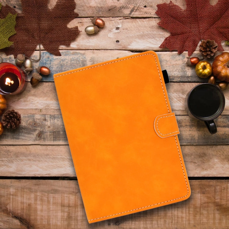 For 10 inch Tablet PC Universal Cowhide Texture Horizontal Flip Leather Case with Holder & Card Slots & Pen Slot(Khaki) - 8 inch by PMC TechLife | Online Shopping South Africa | PMC TechLife | Buy Now Pay Later Mobicred