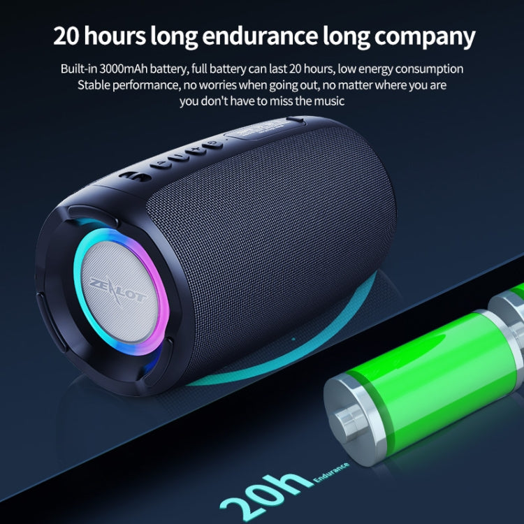 Zealot S61 IPX6 Waterproof Portable Wireless Bluetooth Speaker(Red) - free shipping - PMC Jewellery - Order now!