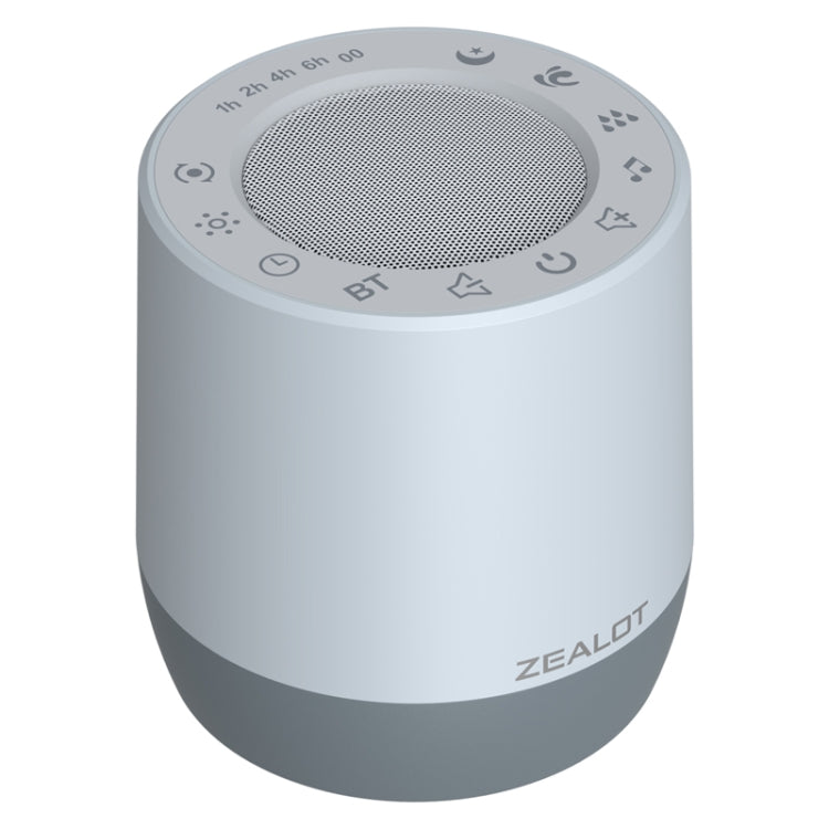 Zealot Z6 3 in 1 White Noise Sleep Aid Bluetooth Speaker with Night Light Function(White) - Desktop Speaker by ZEALOT | Online Shopping South Africa | PMC Jewellery | Buy Now Pay Later Mobicred