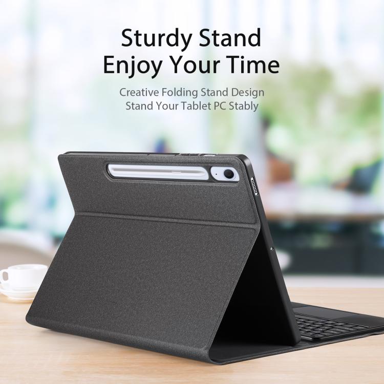 For Samsung Galaxy Tab S10 FE+ DUX DUCIS TK Series Wireless Bluetooth Keyboard Tablet Case(Black) - free shipping - PMC TechLife - Order now!